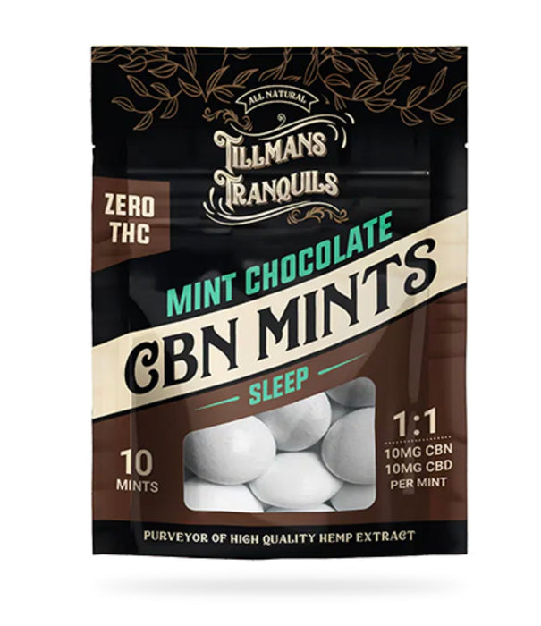Tillmans Tranquils CBN Mints - Mint Chocolate - SLEEP (Zero THC)