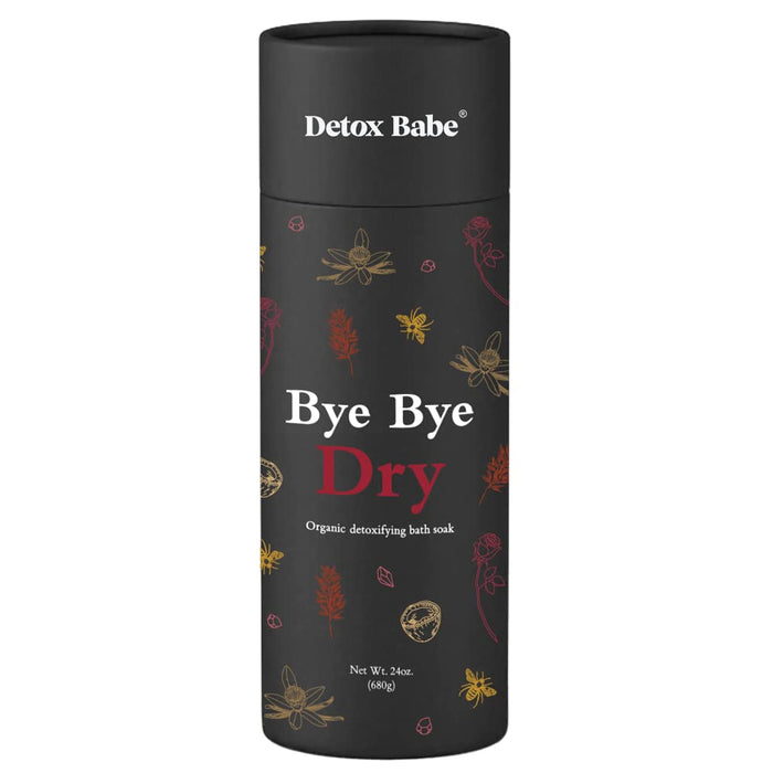 Detox Babe Bye Bye Dry Organic Detox Bath Salt Soak (24 oz)