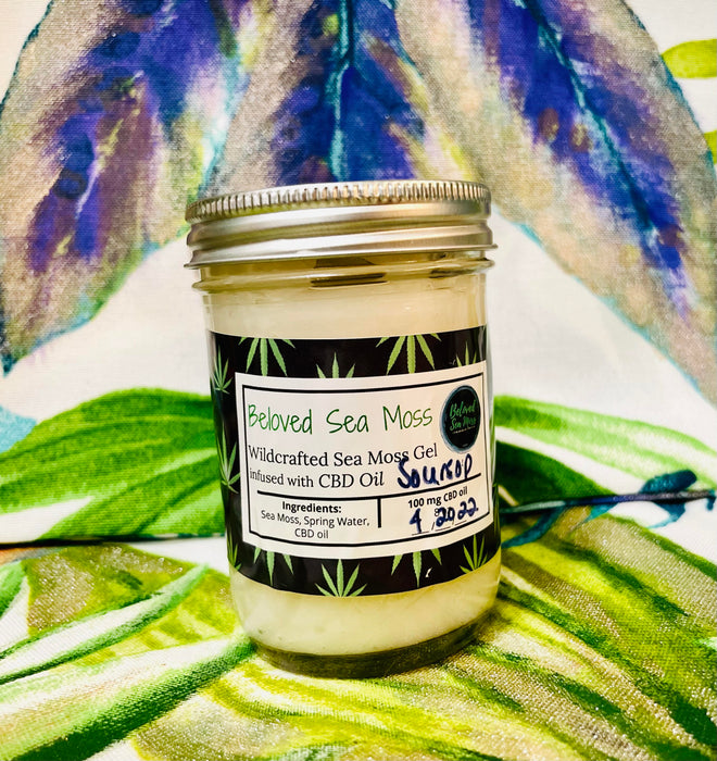 Beloved Sea Moss CBD INFUSED SOURSOP 8 oz