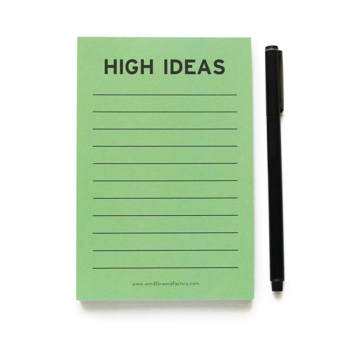 WORD FOR WORD HIGH IDEAS notepads