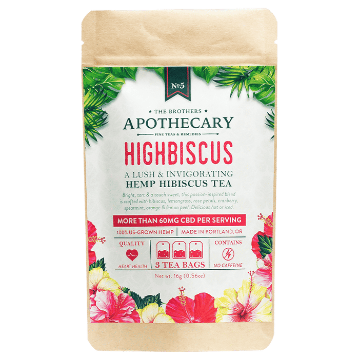 The Brothers Apothecary Highbiscus | Hemp CBD Tea