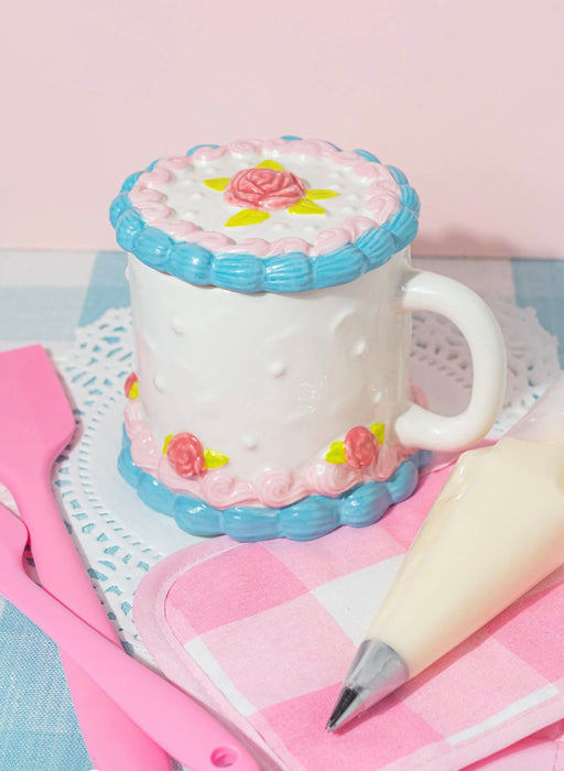 Canna Style CAKE MUG with LID