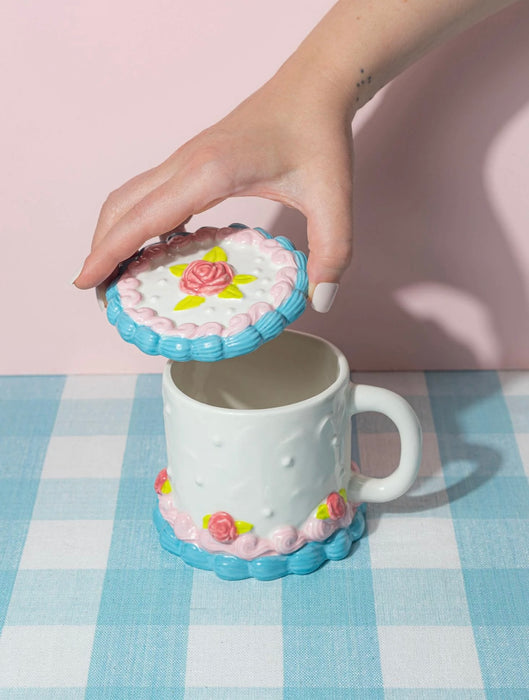 Canna Style CAKE MUG with LID