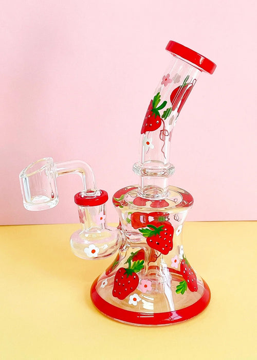Canna Style HANDPAINTED STRAWBERRY RIG