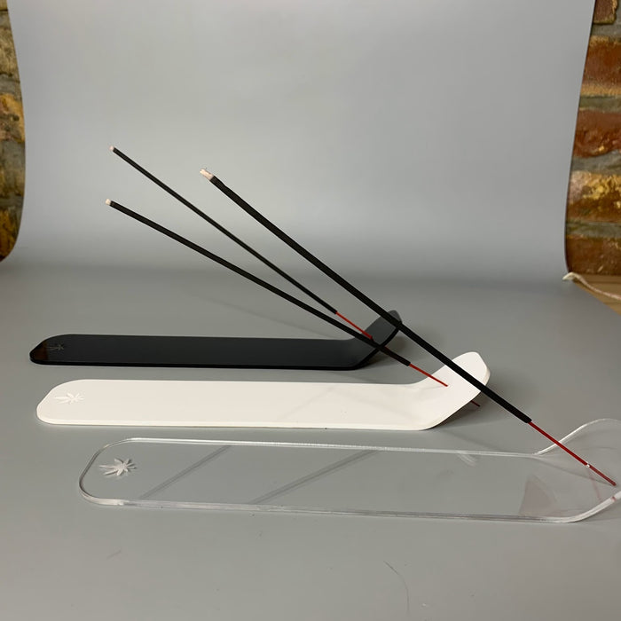 HAUS OF TOPPER OBJECTS Handmade Acrylic Incense Holder WHITE