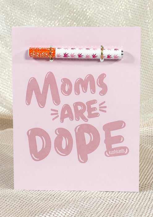 KUSHKARDS DOPE MOM CANNABIS ONE HITTER GREETING CARD including One Hitter