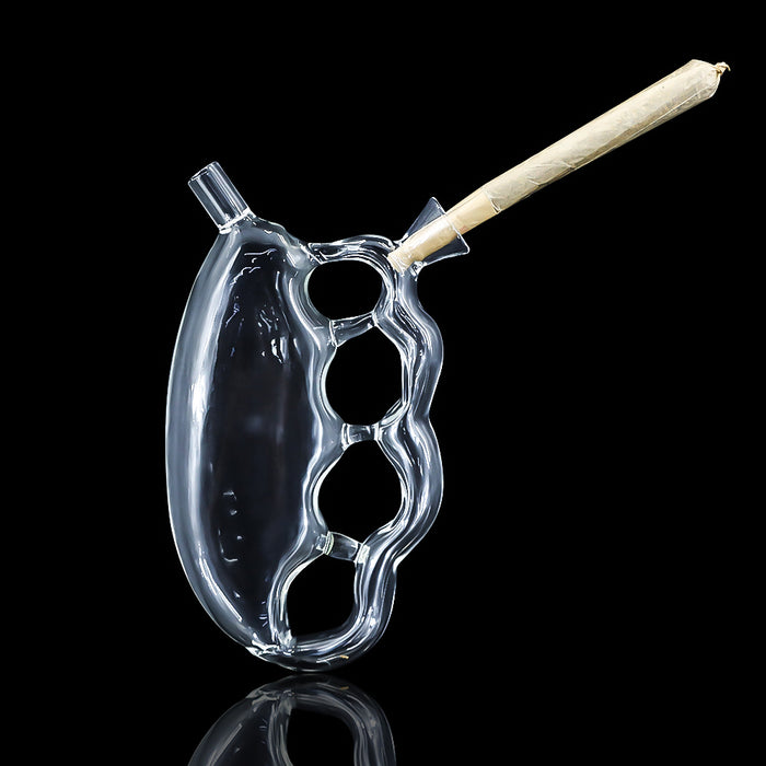 Happy Buds Glass Knuckle Joint Bubbler