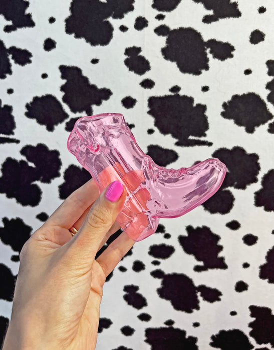 BURNING LOVE Cowgirl Boot Pipe - Pink