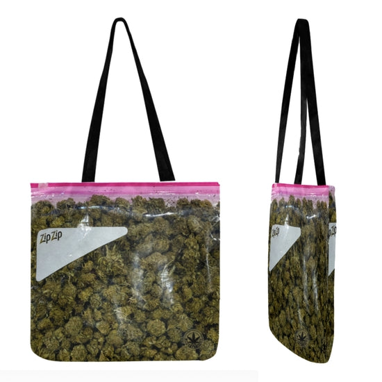 Just Get High™ Oxford Tote: Stash Greens