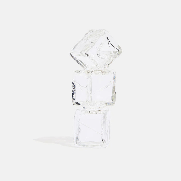 EDIE PARKER ICE PIPE - crystal clear