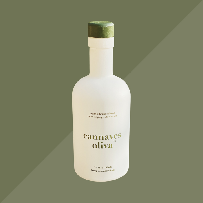 CANNAVES OLIVA Organic Hemp-Infused Olive Oil (100mL; 150mg)