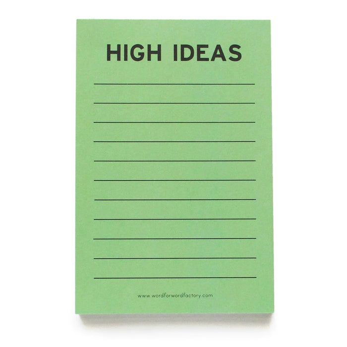 WORD FOR WORD HIGH IDEAS notepads