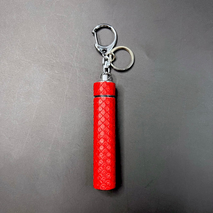 Haus of Topper Objects Corvette Red Python J Carrier Key Chain