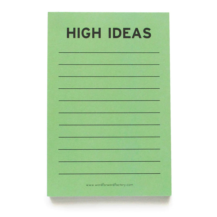 WORD FOR WORD HIGH IDEAS notepads