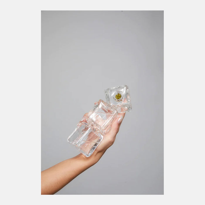 EDIE PARKER ICE PIPE - crystal clear