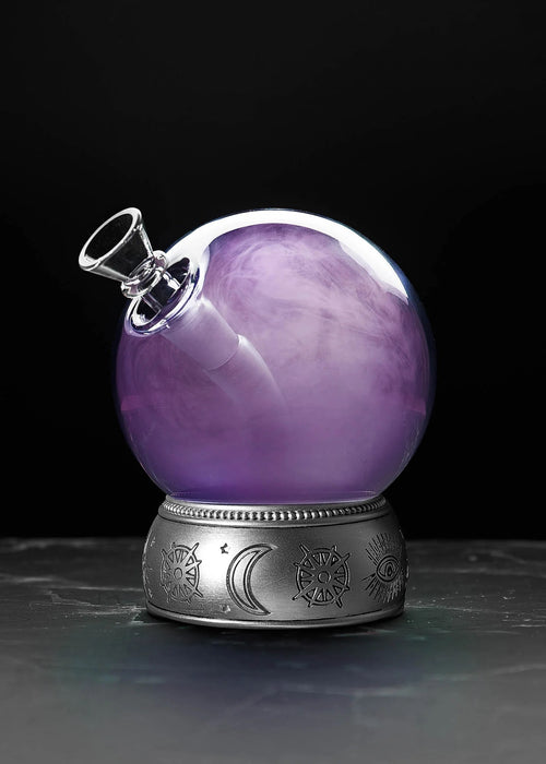 Canna Style PURPLE CRYSTAL BALL BONG