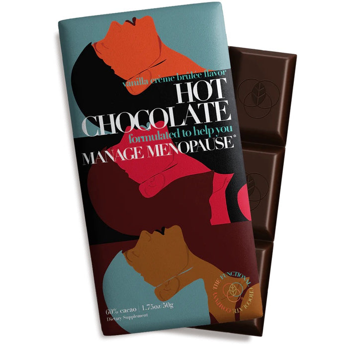 The Functional Chocolate Company Hot Chocolate - Menopause Formula - Vanilla Crème Brûlée