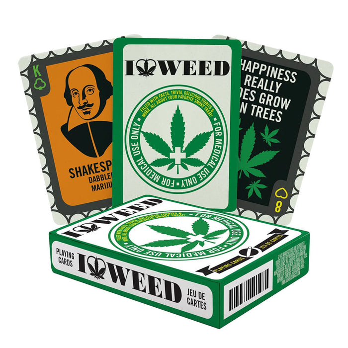 I LOVE HEMP NOVELTY PLAYING CARDS