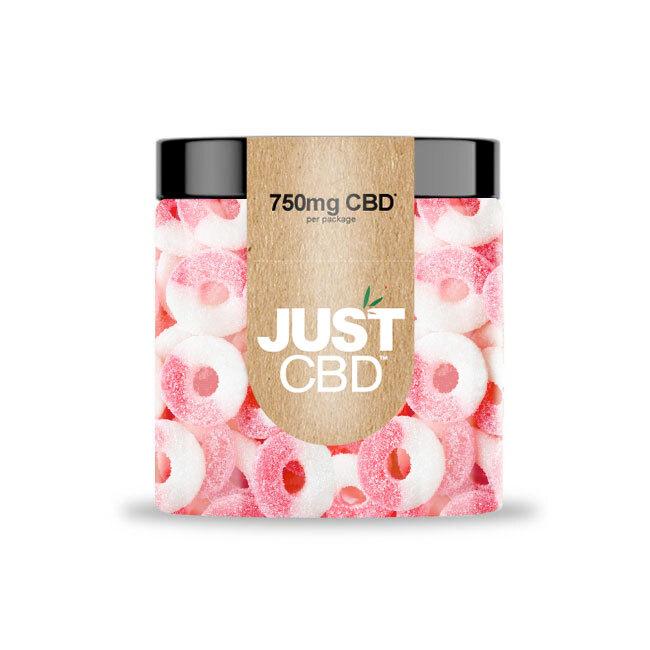 JUST CBD CBD WATERMELON RINGS Gummies 1000mg Jar