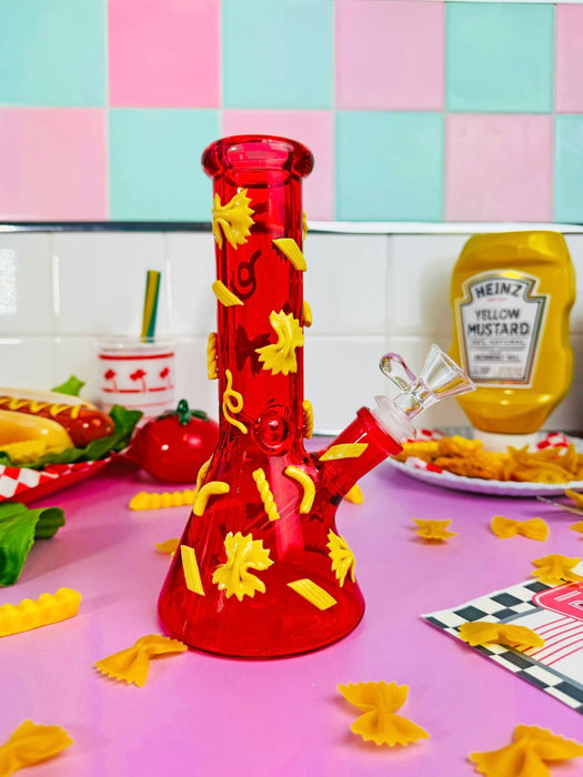 BURNING LOVE Pasta Party Beaker Bong