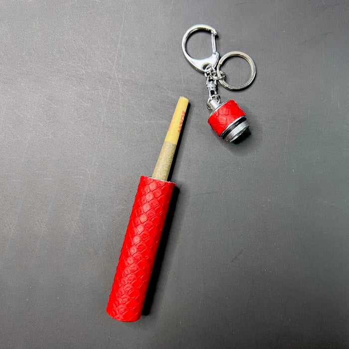 Haus of Topper Objects Corvette Red Python J Carrier Key Chain