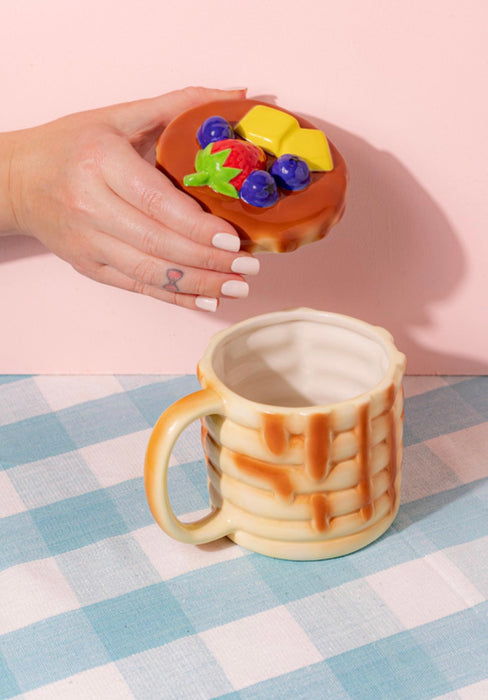 Canna Style PANCAKE MUG with LID