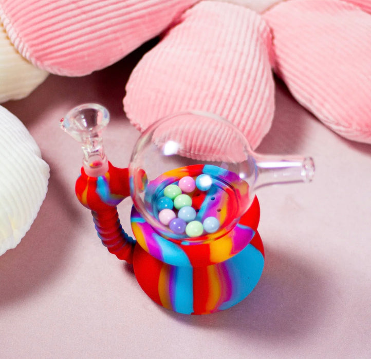 BURNING LOVE Gumball Machine Silicone Bubbler